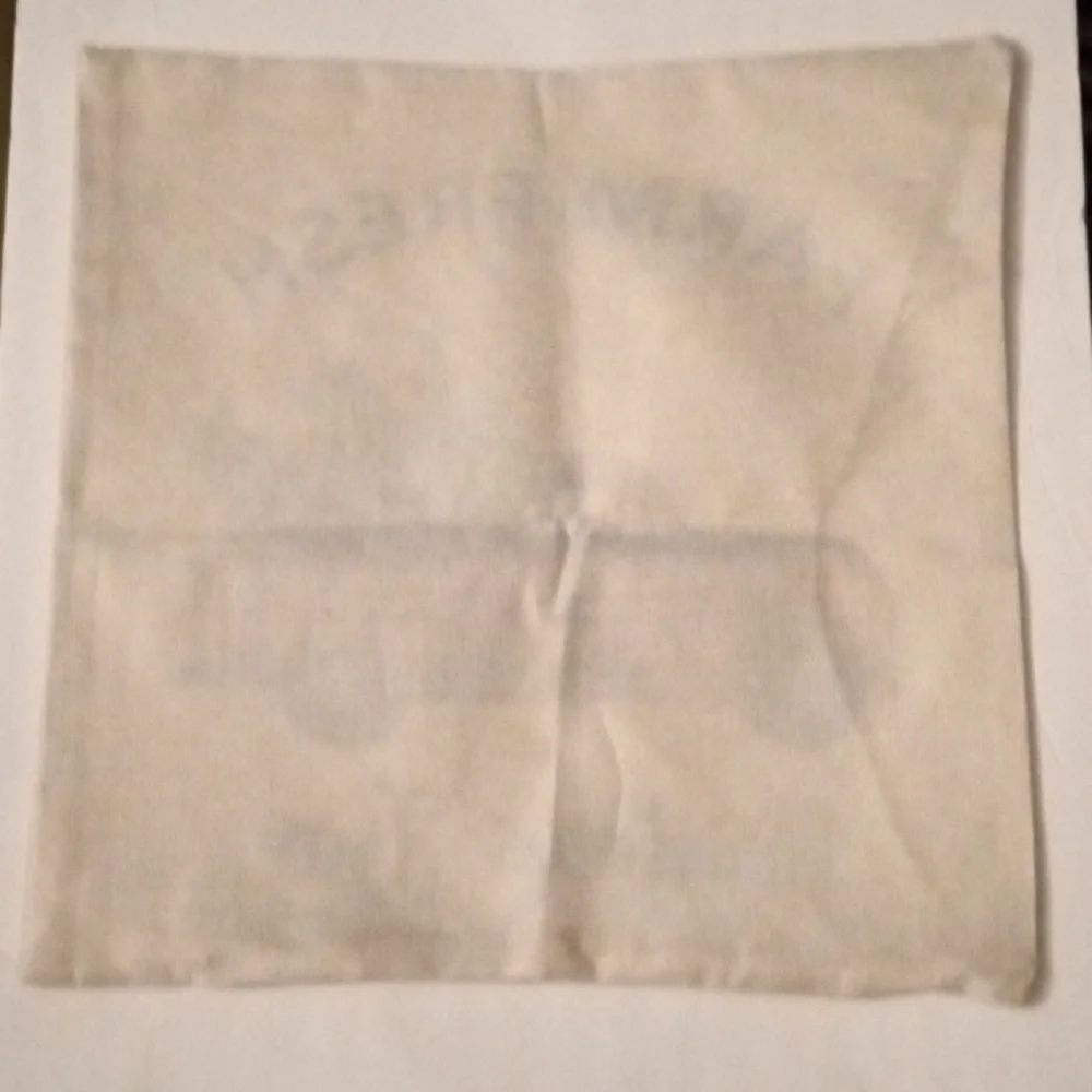 Holiday Pillow Covers 18x18 inch, printed front solid cream back. NWOT